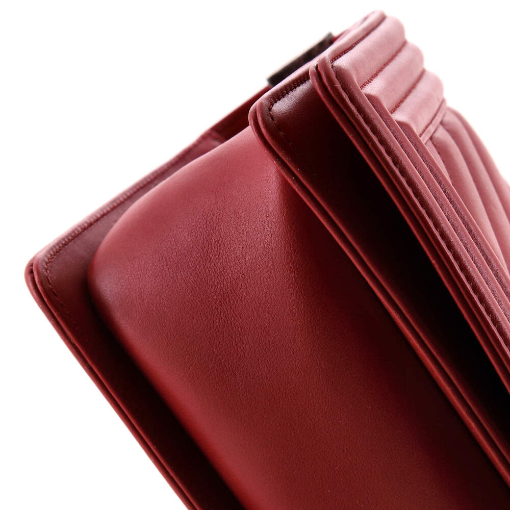 Chanel Boy Flap Bag Chevron Calfskin #233871C33B - Picture 6 of 7